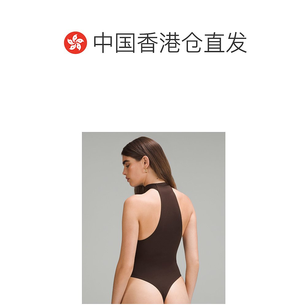 香港直邮潮奢 Lululemon 女士 Wundermost Nulu Bodysuit | 软半 - 图1