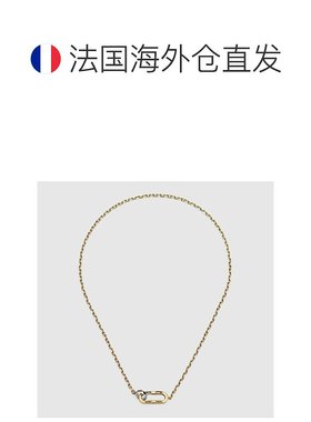 自营欧洲直邮Gucci古驰Link to Love系列女士18k 黄金链条项链