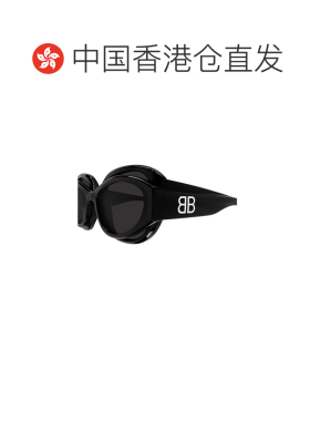 1h可退 香港直邮BALENCIAGA 男士太阳镜 BB0456S001 AW2025 黑色