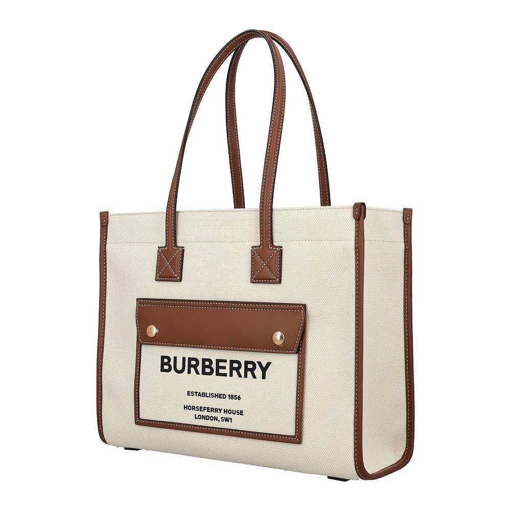 潮奢 Burberry 巴宝莉 女士 Small Freya tote 托特包 8044138 - 图1