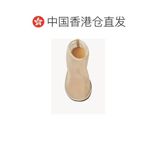 香港直邮THE ROW 女士休闲鞋 F1148AW20NUD AW2025 花色 徽标平底 - 图1