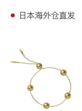 日潮跑腿Mikimoto御木本女士手镯18K黄金气质优雅时尚通勤珍珠