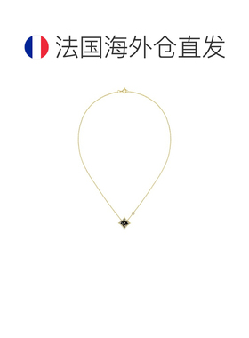 自营欧洲直邮LV路易威登 Color Blossom女士金色黄金花朵图案项链
