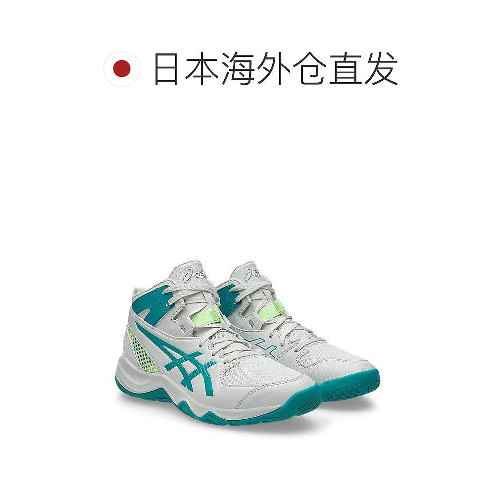 日本直邮Asics DUNKSHOT MB 10 亚瑟士 中帮儿童篮球鞋白青色,淘宝优惠券,粉丝福利购,淘宝优惠卷