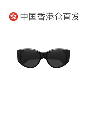 香港直邮BALENCIAGA 女士眼镜 BB0455S004 SS2026 黑色 Nano 圆形
