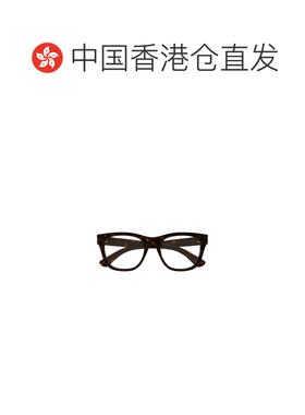 香港直邮GUCCI 男士眼镜 GG1796O002 AW2025 棕色 几何平光镜古驰