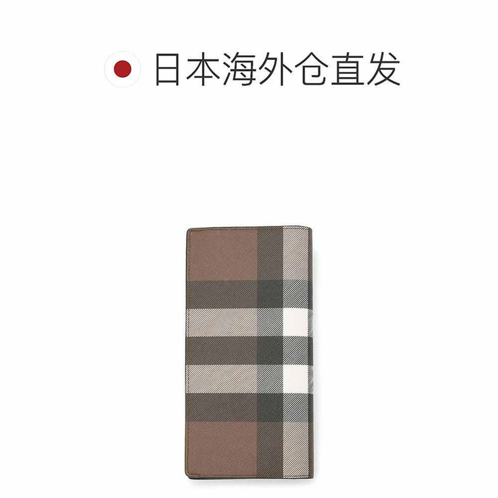 日本直邮Burberry博柏利长钱包格纹时尚百搭 E-CANVAS  8052803,淘宝优惠券,粉丝福利购,淘宝优惠卷