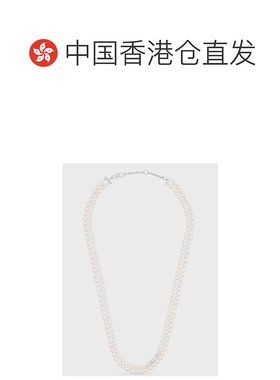 香港直邮CELINE 男士项链 461HQ6BPE01IS SS2025 银色 Double Nec