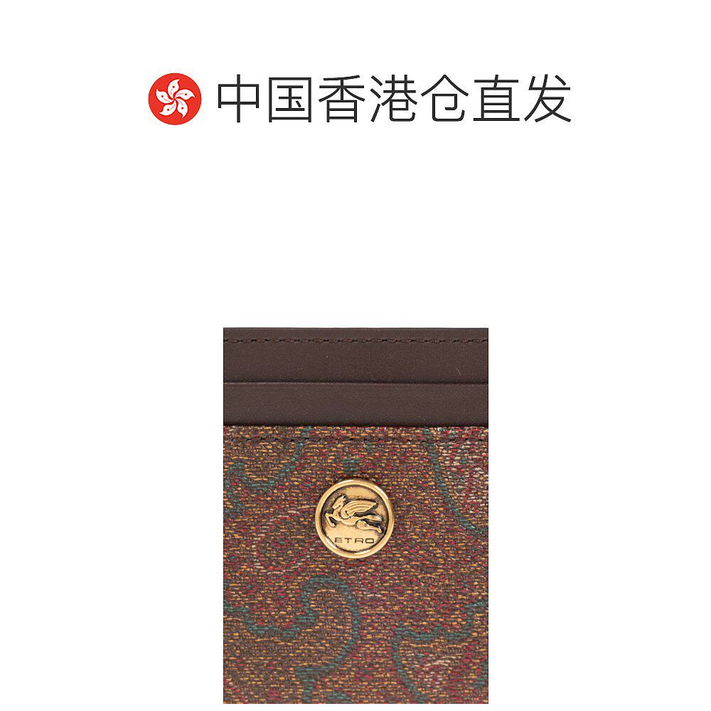1h可退 香港直邮Etro 艾特罗 女士 徽标卡夹 WP2E0001AA027 - 图1