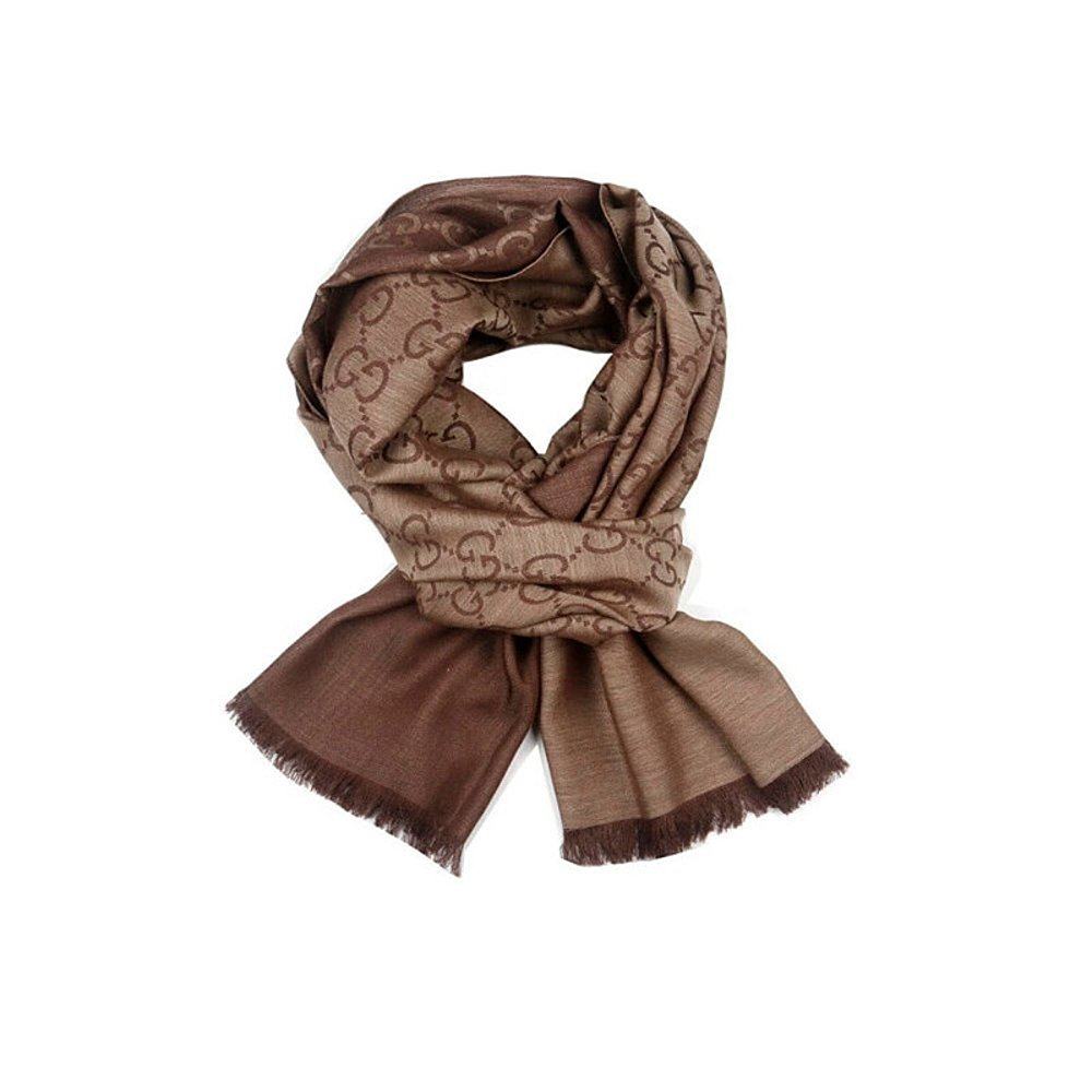 香港直邮Gucci古驰羊毛真丝围巾春秋薄款披肩男女同款简约百搭,淘宝优惠券,粉丝福利购,淘宝优惠卷