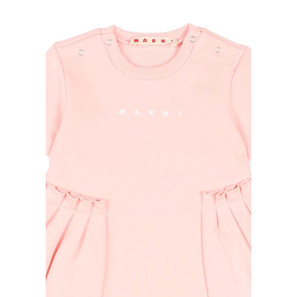 香港直邮MARNI 女童连衣裙 M01802M00V00M351 SS2026 粉红色 DRES,淘宝优惠券,粉丝福利购,淘宝优惠卷