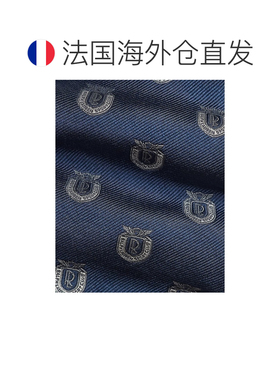 自营欧洲直邮Ralph Lauren拉夫劳伦 男士海军蓝丝绸俱乐部领带
