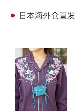 1h可退 日本直邮CAYHANE 男女同款真皮迷你口袋项链 时尚休闲风格