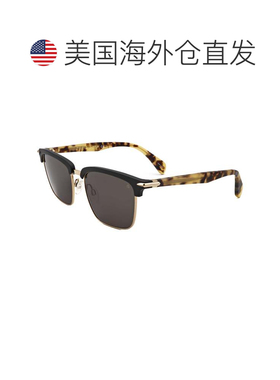 自营rag & boneRag&Bone男士54毫米哑光黑色太阳镜-哑光黑色 美国