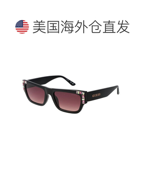 自营Guess Plastic Women's Sunglasses - black 美国奥莱直发