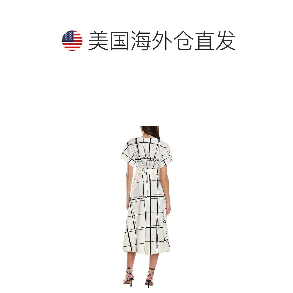 3.1 Phillip Lim 交叉连衣裙 - 黑色 【美国奥莱】直发 - 图1