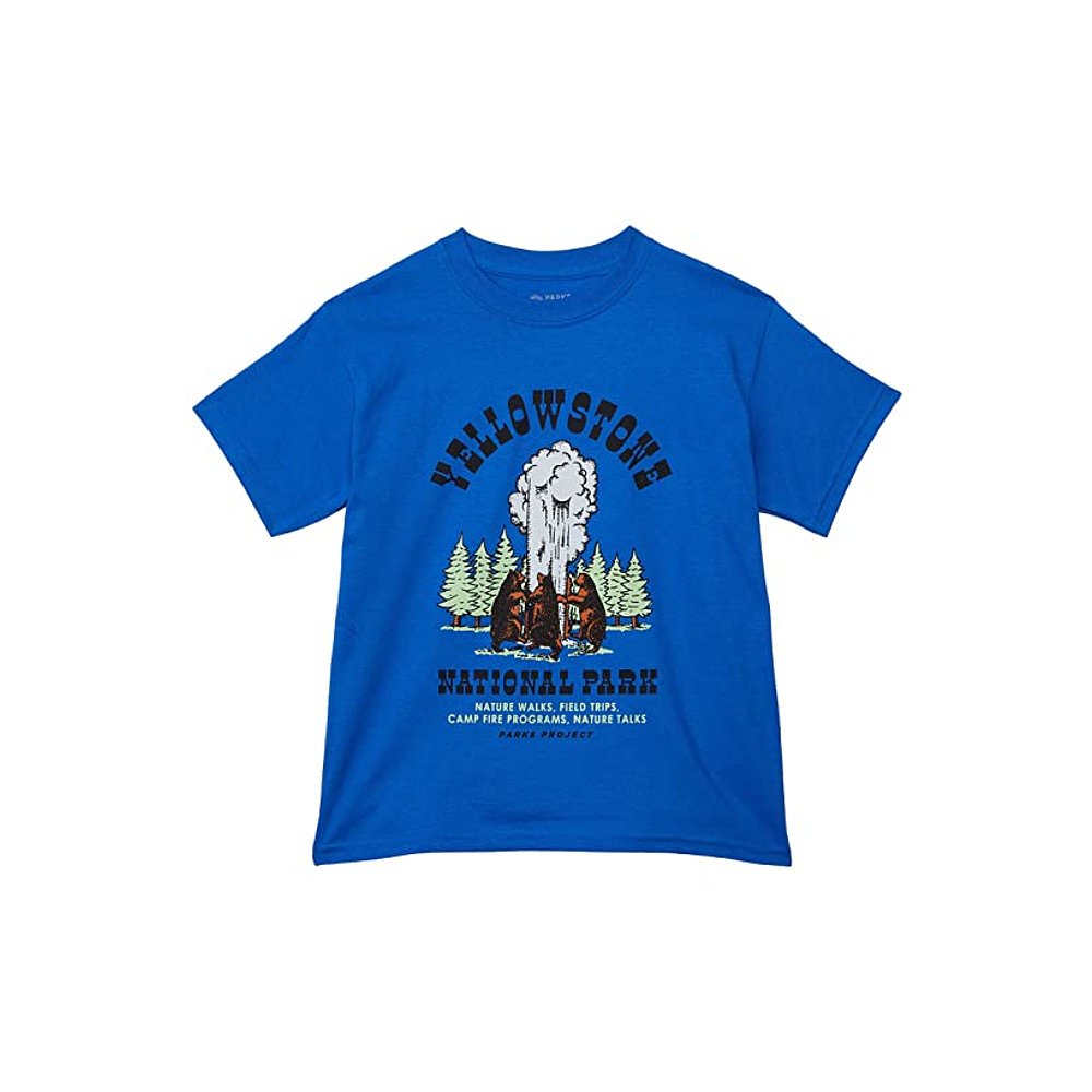 香港直邮潮奢 Parks Project 女童Yellowstone Dancing Bears T恤 - 图2
