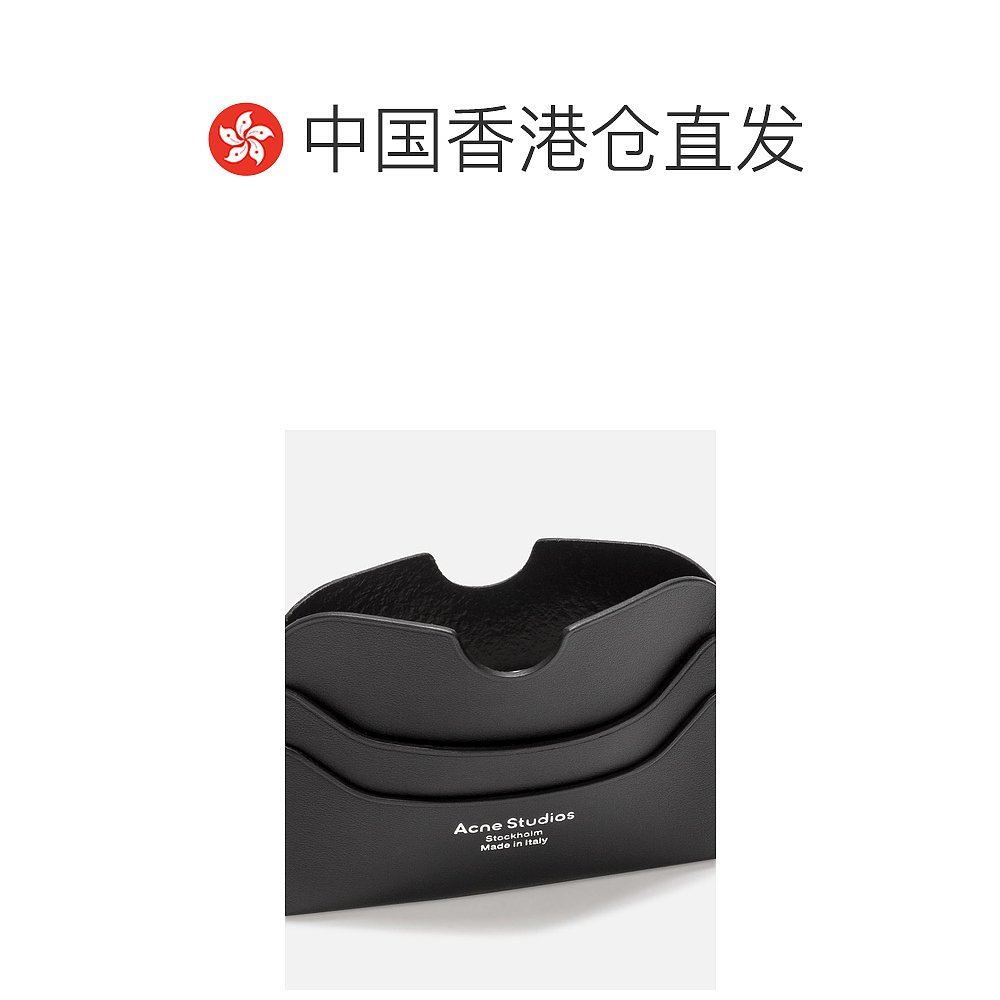 香港直邮潮奢 Acne Studios 艾克妮 男士Leather Card Holder 钱 - 图1