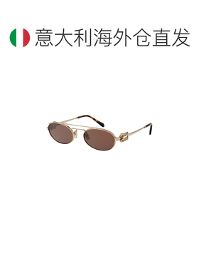 1h可退 欧洲直邮MIU MIU 女士太阳镜 0MU54ZSZVN70D SS2026 金色