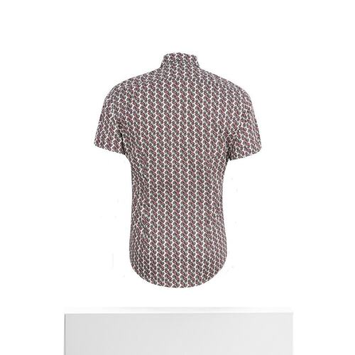 1h可退 MOSCHINO 男士衬衫 78333R70W60440 SS2019 灰色 男士衬衫 - 图3