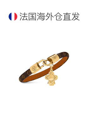 自营1h可退 欧洲直邮LV路易威登 Vivienne女士棕色涂层帆布吉祥物