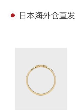 1h可退 日本直邮NOJESS女士K10钻石简约层叠戒指 30242111027
