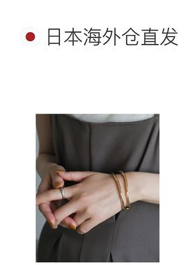 1h可退 日本直邮select MOCA 女士双线波纹手环 20001591手镯配饰