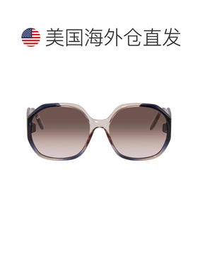 自营Salvatore Ferragamo Beige Geometric Ladies Sunglasses SF