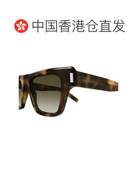 1h可退 香港直邮Saint Laurent 圣罗兰 女士 醋纤雪茄色太阳眼镜