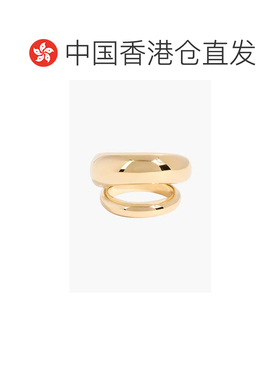 1h可退 香港直邮valentino 华伦天奴 女士 雕塑镀金戒指 W0J0U06M