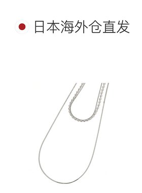 1h可退 日本直邮GLOBAL WORK 女士 不锈钢 三连长款项链 583539