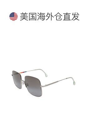 自营 Paul Smith中性款55毫米烟熏太阳镜-闪亮银色 美国奥莱直发