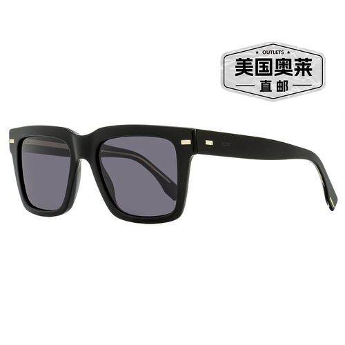 自营Boss Men's Eco Acetate Sunglasses B1442S 807IR Black 53m - 图0