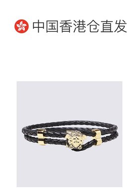1h可退 香港直邮VERSACE 男士手链手镯 DG05579DMTND41O CO 黑色
