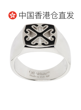 香港直邮off-white 男士 Enamel Arrow 戒指 OMOC078C99MET001