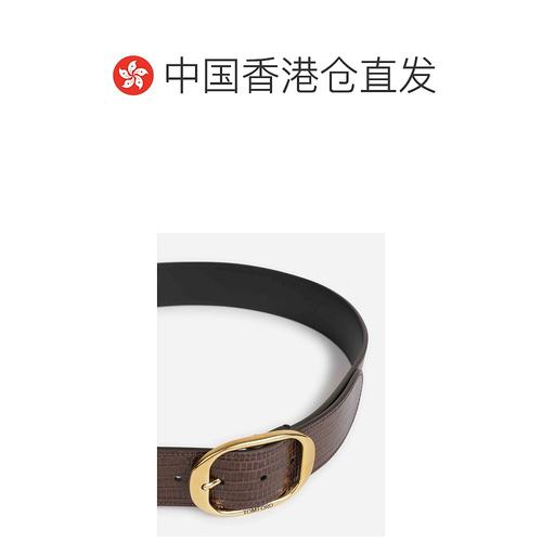 1h可退 香港直邮TOM FORD 男士腰带 TB279LCL483X1B053 AW2025 深 - 图1