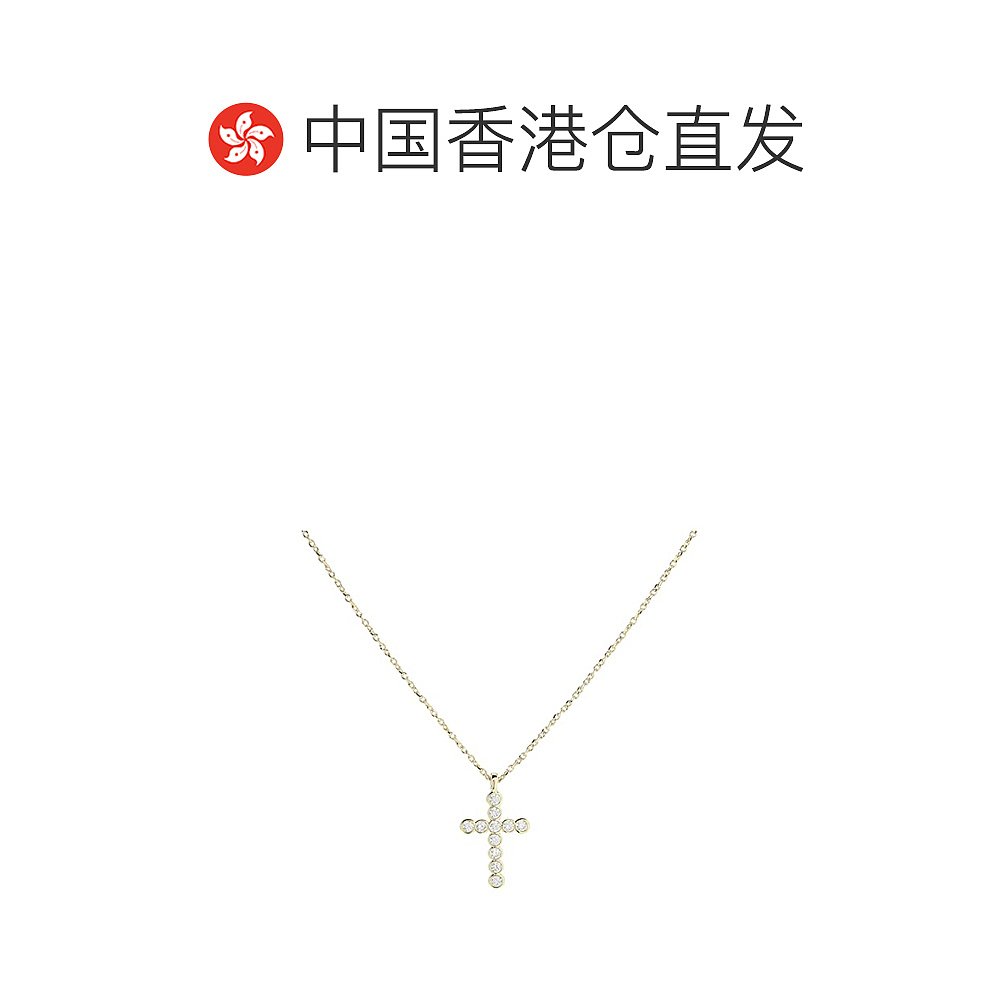 香港直邮潮奢 kendra scott女士十字架水晶吊坠项链-图1