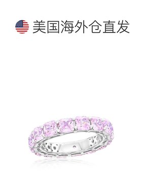 自营Suzy Levian Sterling Silver Cubic Zirconia White Cushion
