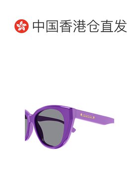 香港直邮GUCCI 女士眼镜 GG1588S004 CO 古驰 徽标灰色太阳镜