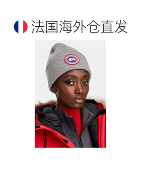 自营欧洲直邮Canada Goose加拿大鹅 男女同款灰色美利奴羊毛针织