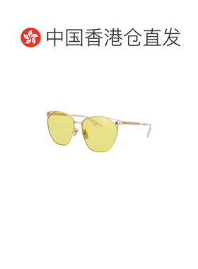 1h可退 香港直邮GUCCI 女士眼镜 GG1375SA002 AW2023 黄色 GG1375