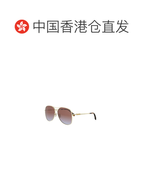 香港直邮FENDI 女士眼镜 FE40200U30T CO 棕色 飞行员框太阳镜