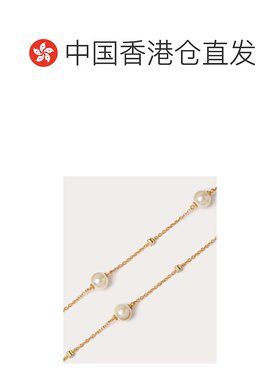 香港直邮VALENTINO 女士项链 WJ0W72QVSY49珍珠水晶华伦天奴