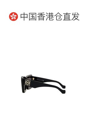 1h可退 香港直邮LOEWE 女士太阳镜 LW40145I01A CO 黑色 ANAGRAM