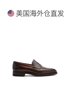 自营 Bally Score 6231394 Men's Mid Brown Calf Leather Loafer