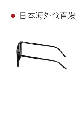 日本直邮SAINT LAURENT 男士女士太阳镜 UV防护 亚洲版型 黑色 SL