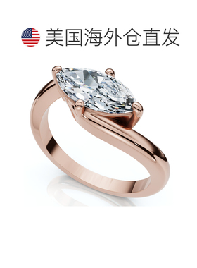 自营pompeii31Ct Marquise Diamond Solitaire Curve East To Wes