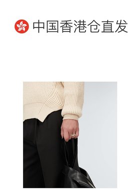 1h可退 香港直邮Jil Sander 吉尔 桑达 男士 锁链纯银戒指