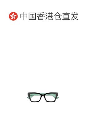 香港直邮GUCCI 女士眼镜 GG1715O004 SS2025 黑色 几何框平光镜