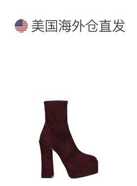 自营Stuart Weitzman Leather Women's Ankle - purple 美国奥莱